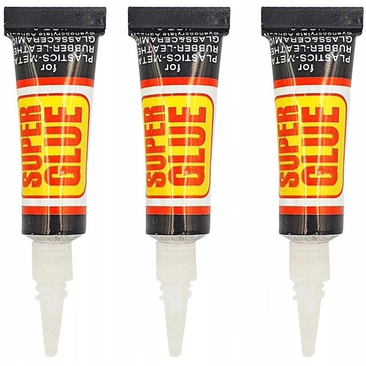 Colla Cianoacrilica Power Glue – Forte e Trasparente | 3g x 3 Pezzi
