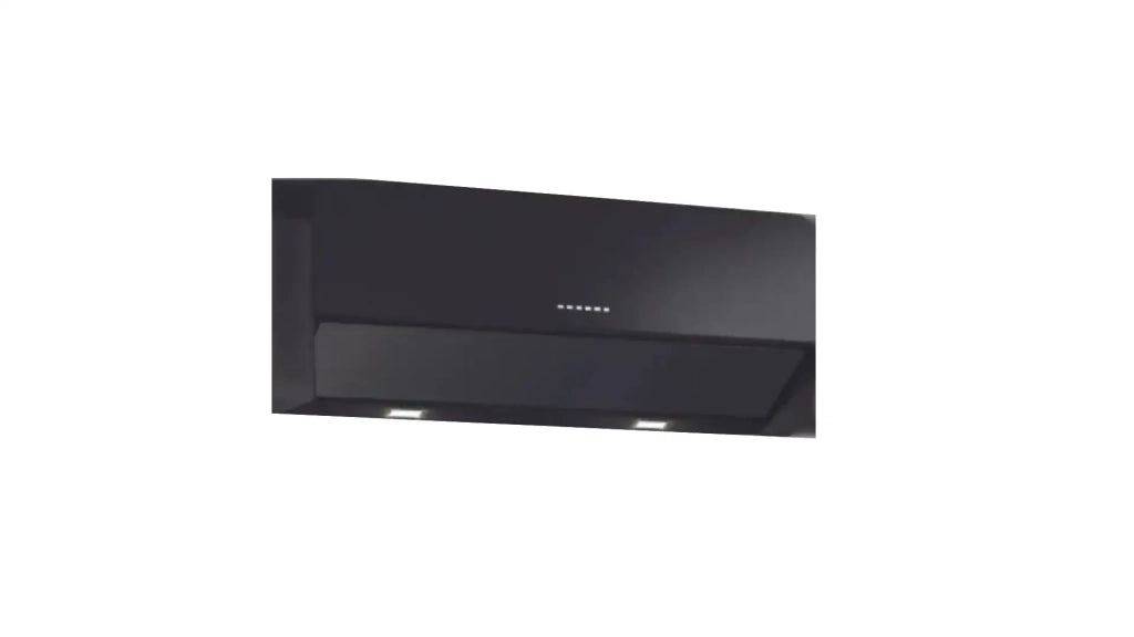 Cappa a parete ARIAL PARETE - cm 90 - Nera - 700 m3/h
