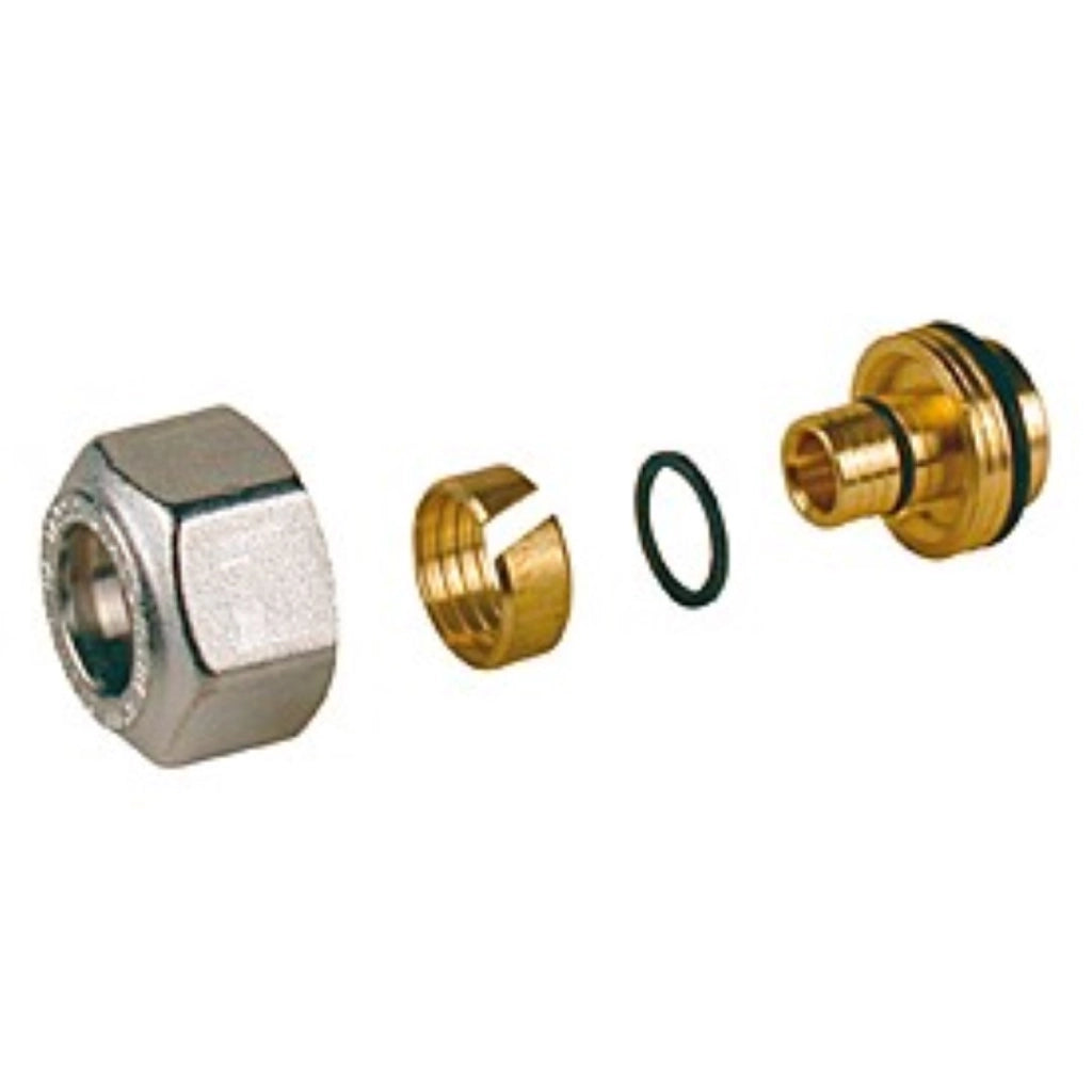 Adattatore Tubo Multistrato 28 (32X3) Cromo - Giacomini