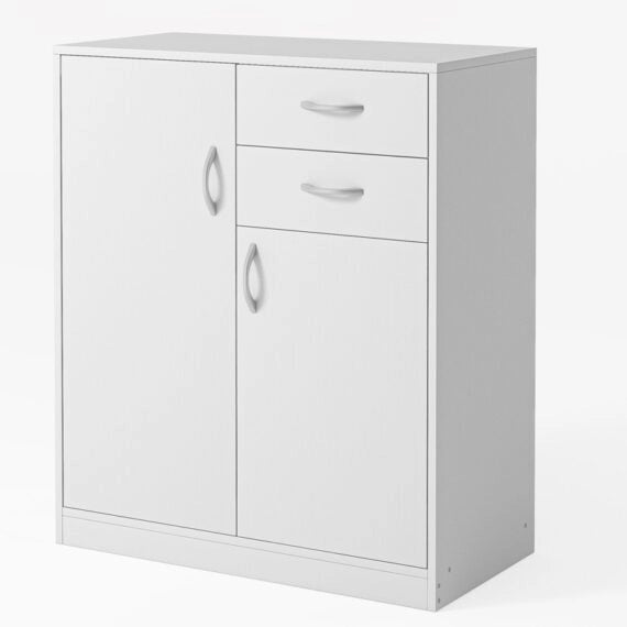 Comò, bianco 74x35x84 cm