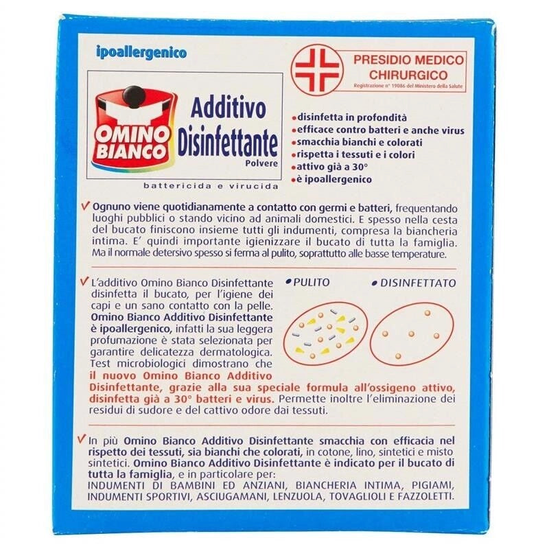 OMINO BIANCO ADDITIVO DISINFETTANTE 450 GR