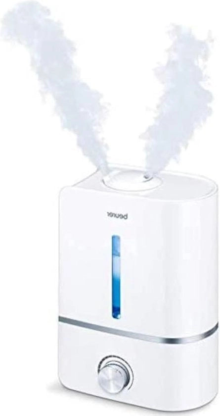 Lievitatore d'aria LB 45 con Nebulizzazione Ultrasonica - Funzione di Umidificazione dell'Aria - Funzione Aromatica - Spazi fino a 30 m² - Funzione Silenziosa del Lievitatore d'Aria