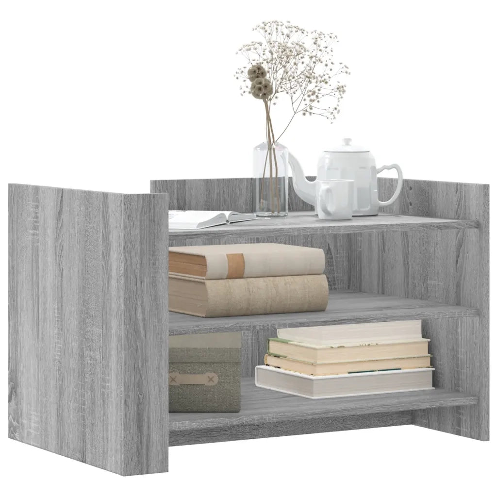 Tavolino salotto | Tavolino da caff¨¨ | Tavolino da Soggiorno Grigio Sonoma 80x50x50 cm Legno Multistrato