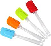 Set di Spatole in Silicone per Cucina, 6 pezzi inclusi per cuocere, bollire, spremere, resistente al calore e antiaderente, cuore in acciaio inossidabile e design unico senza giunzioni.