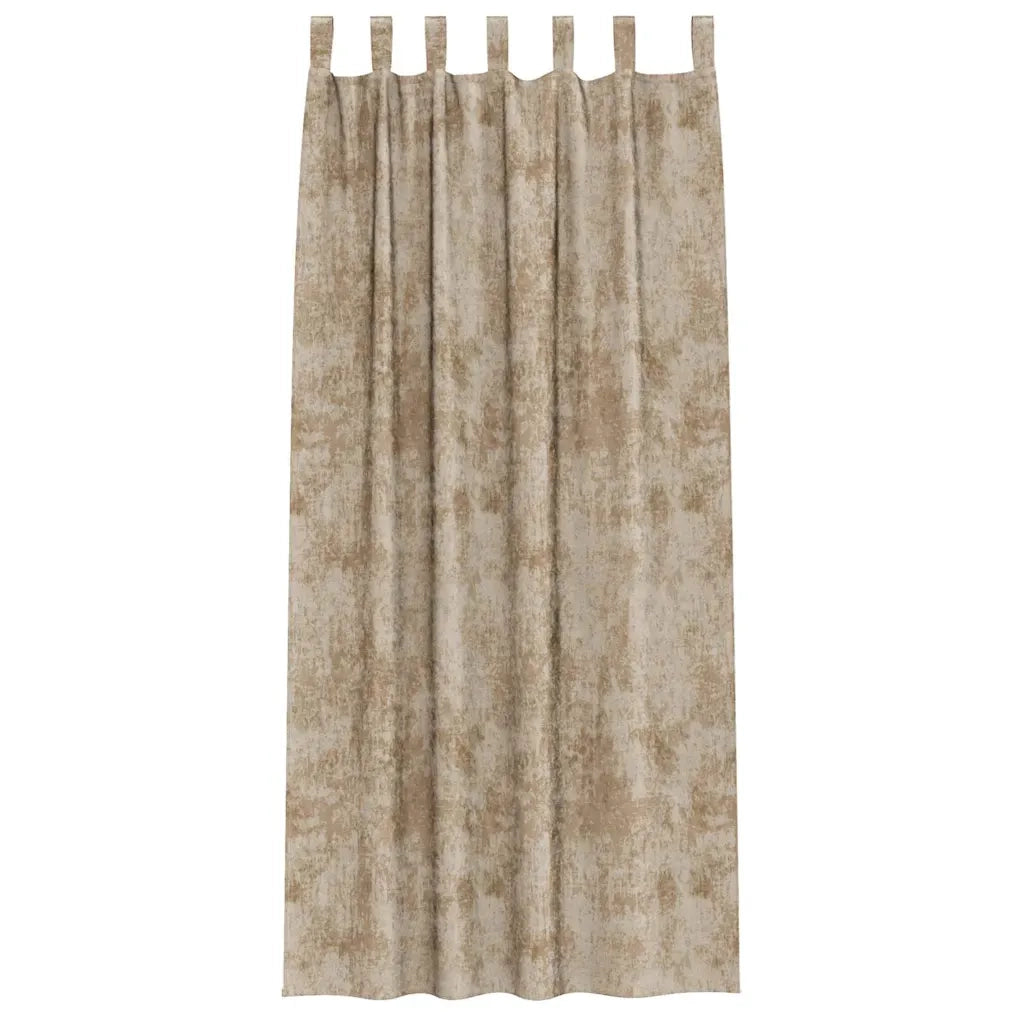 Tende in Velluto con tende 2 pcs Champagne 260 x 140 cm Velluto 4107747