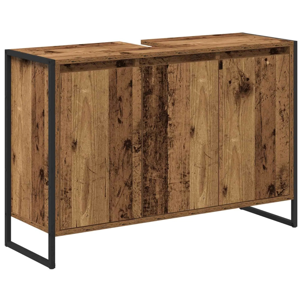 Mobile da Bagno Legno vecchio 90 x 30 x 60 cm Legno multistrato 886484