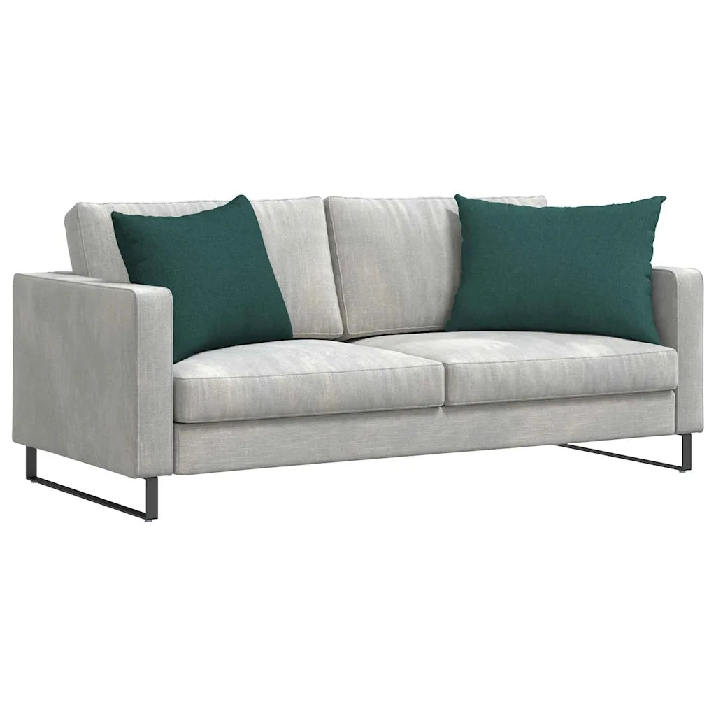 Cuscini da Divano 2 pcs Verde Scuro 70 x 50 cm Tessuto 42013744
