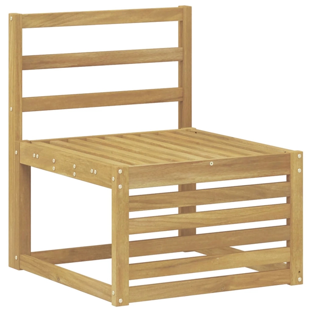 Set di divani da esterno 5 pcs Bianco Legno di Acacia Massello 3391349