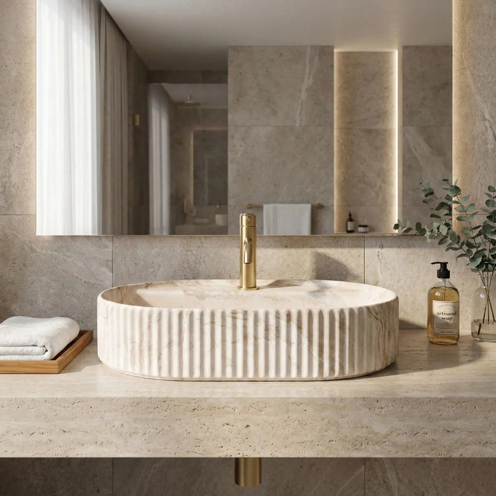 Lavabo Da Appoggio Rea Marcela 60 Saturn