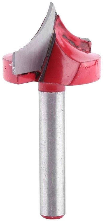 Bit per CNC per incisione a V per attrezzature per la lavorazione del legno - 6mm canale - fresatura precisa - adatto per la lavorazione del legno - diametro di taglio 22mm