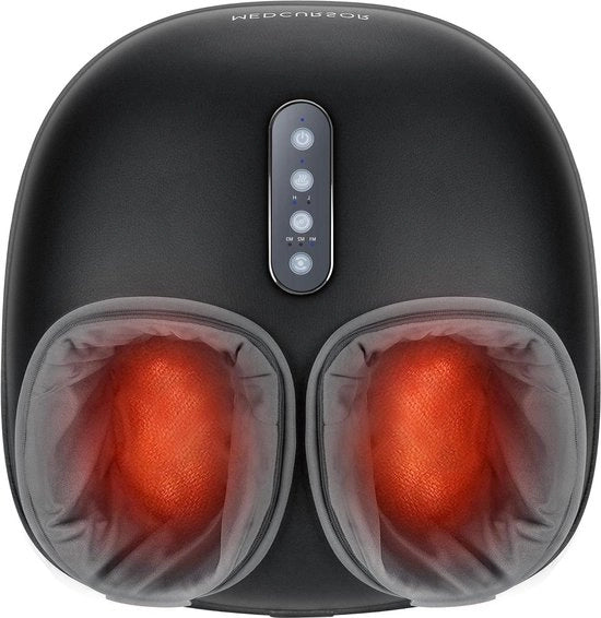 Apparecchio di massaggi Shiatsu elettrico con calore e compressione d'aria, terapia di massaggio profonda per il dolore e la circolazione dei piedi - Variabili di impostazione Apparecchio di massaggi elettrico per i piedi