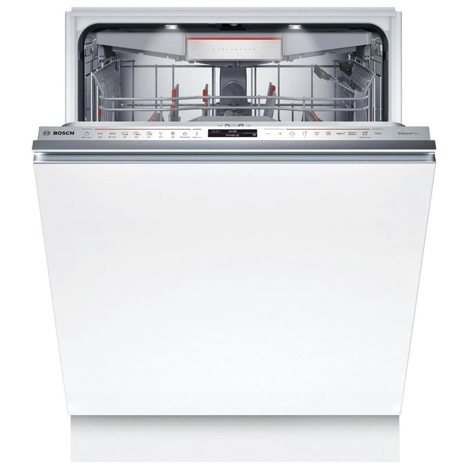Bosch SMV8ECX01E Serie 8 Lavastoviglie da Incasso Scomparsa Totale 14 coperti Classe A 42 dB EcoSilence Drive Home Connect (81.5x59.8x55 cm) colore Acciaio