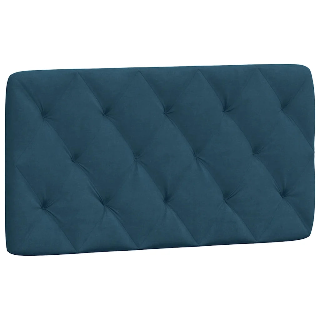 Cuscino Testiera Blu 100 cm in Velluto 374718