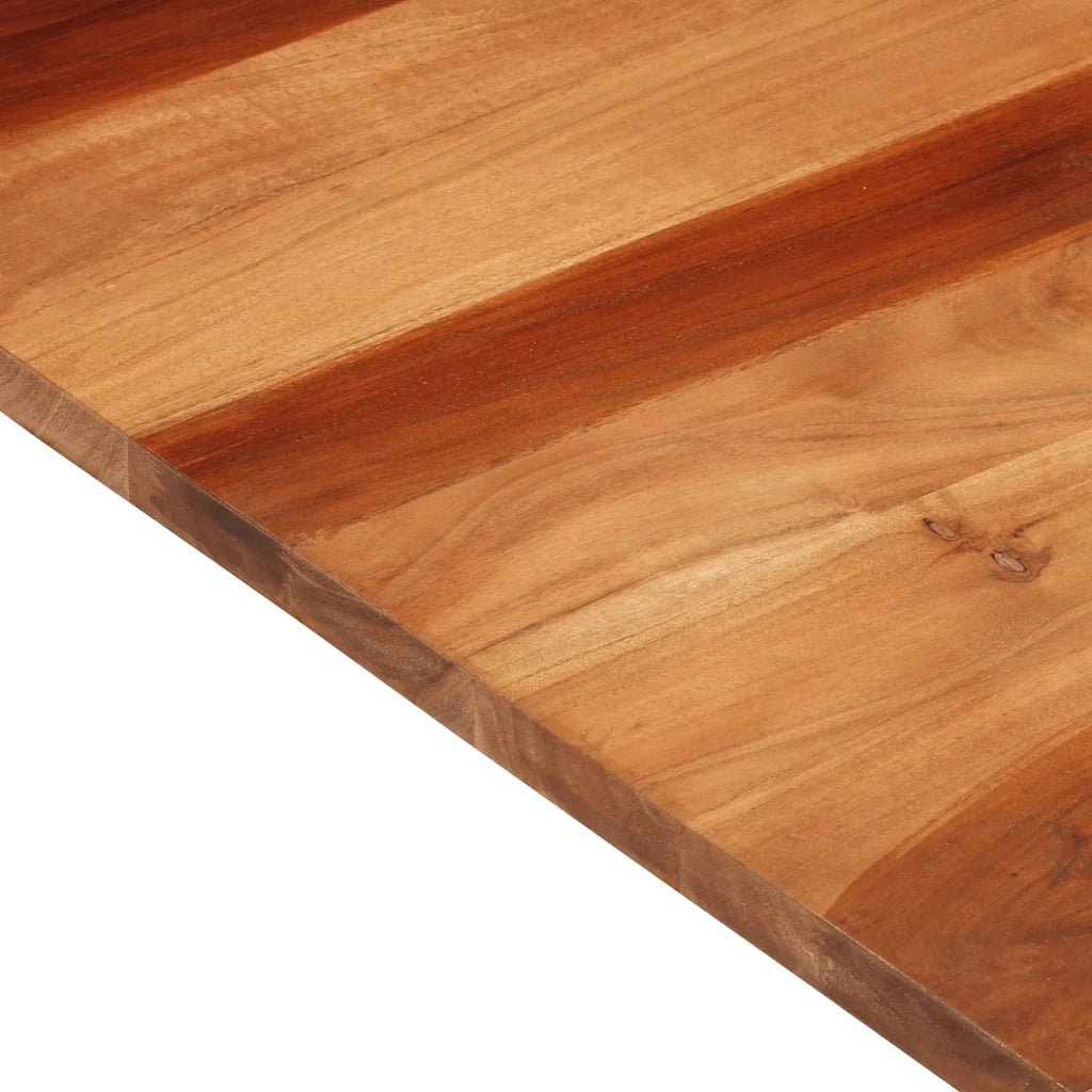 Piano Tavolo in Legno Massello di Acacia 25-27 mm 70x90 cm 285997