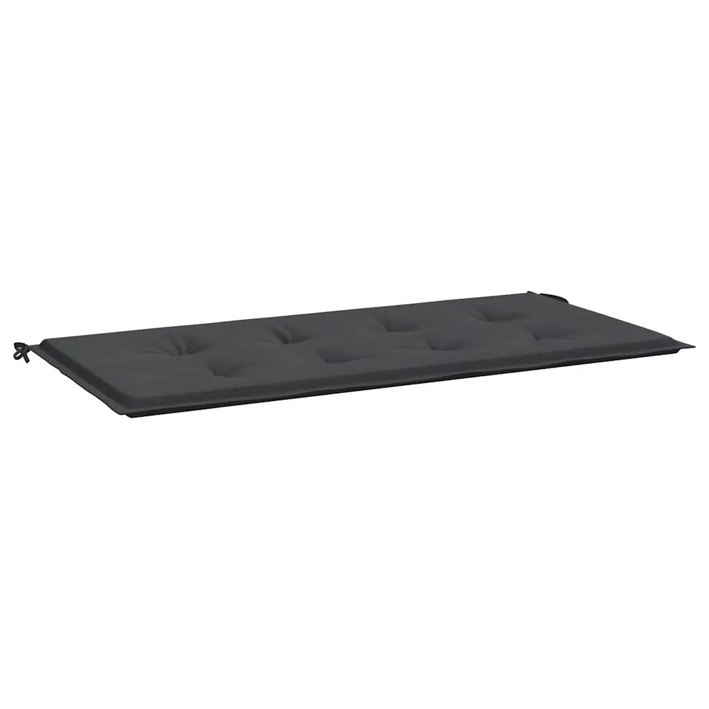 Cuscino per Panca-Cuscini per panchina Nero 120x50x4 cm in Tessuto Oxford