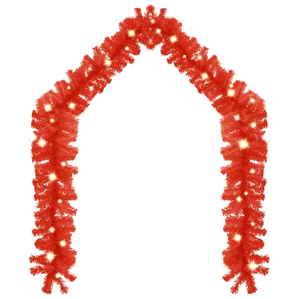 Ghirlanda Natalizia con Luci a LED 20 m Rosso CFW3629853