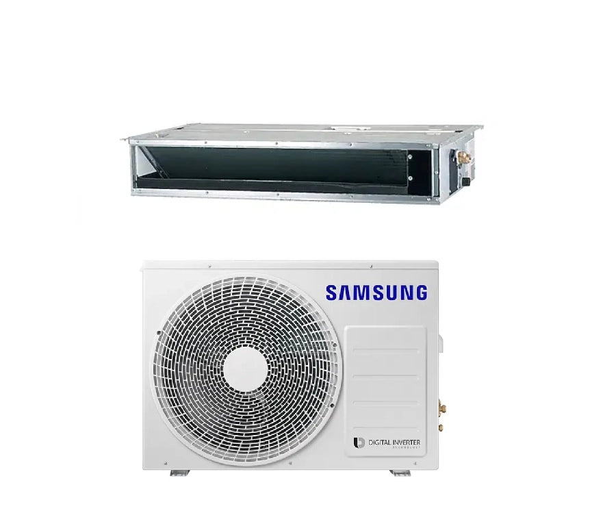 Climatizzatore Condizionatore Inverter Samsung Canalizzato Slim Duct 12000 btu AC035MNLDKH R410A A+ con comando a filo