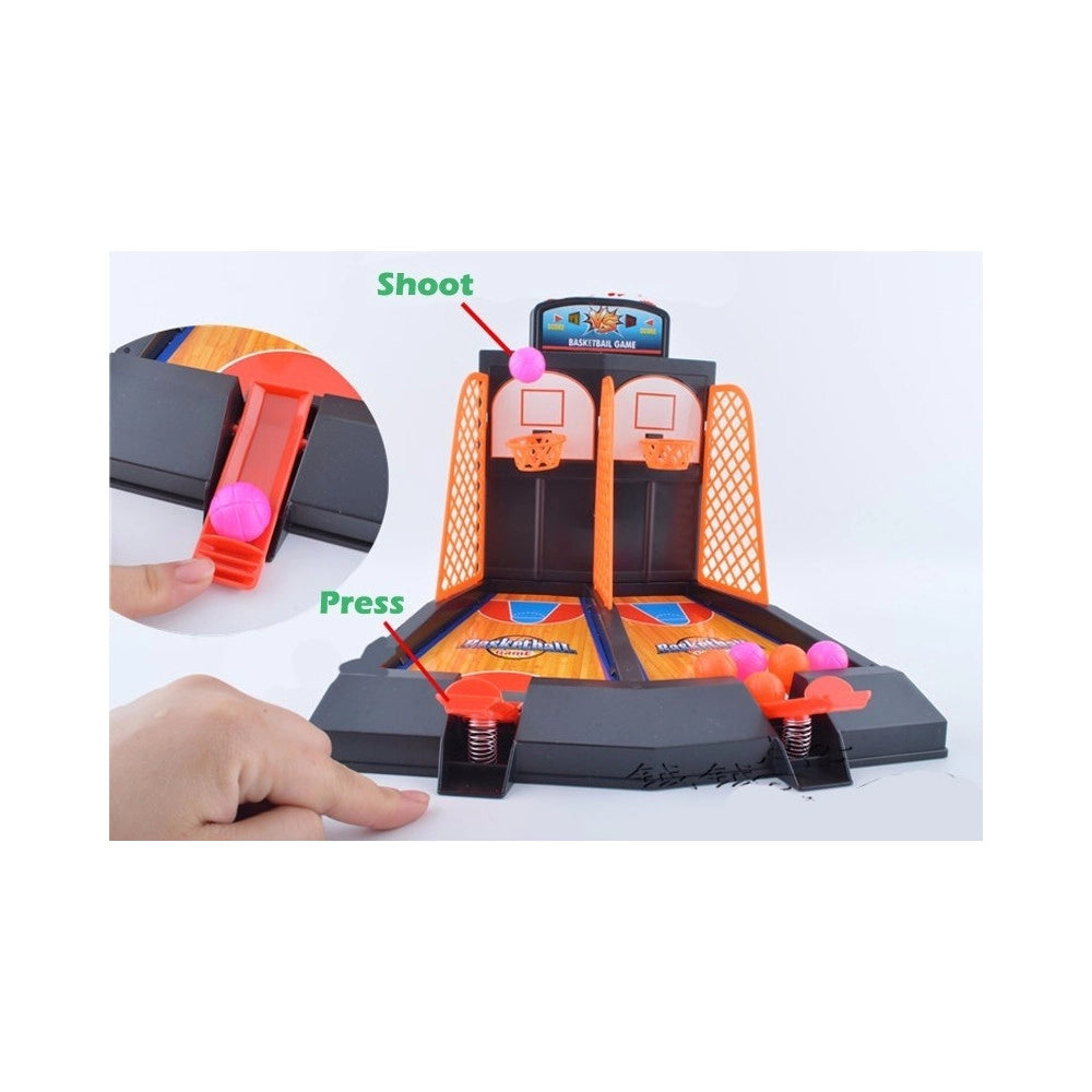 Trade Shop - Gioco Mini Basket Per Dita Canestro Da Tavolo Pallacanestro Bambini Giocattolo -