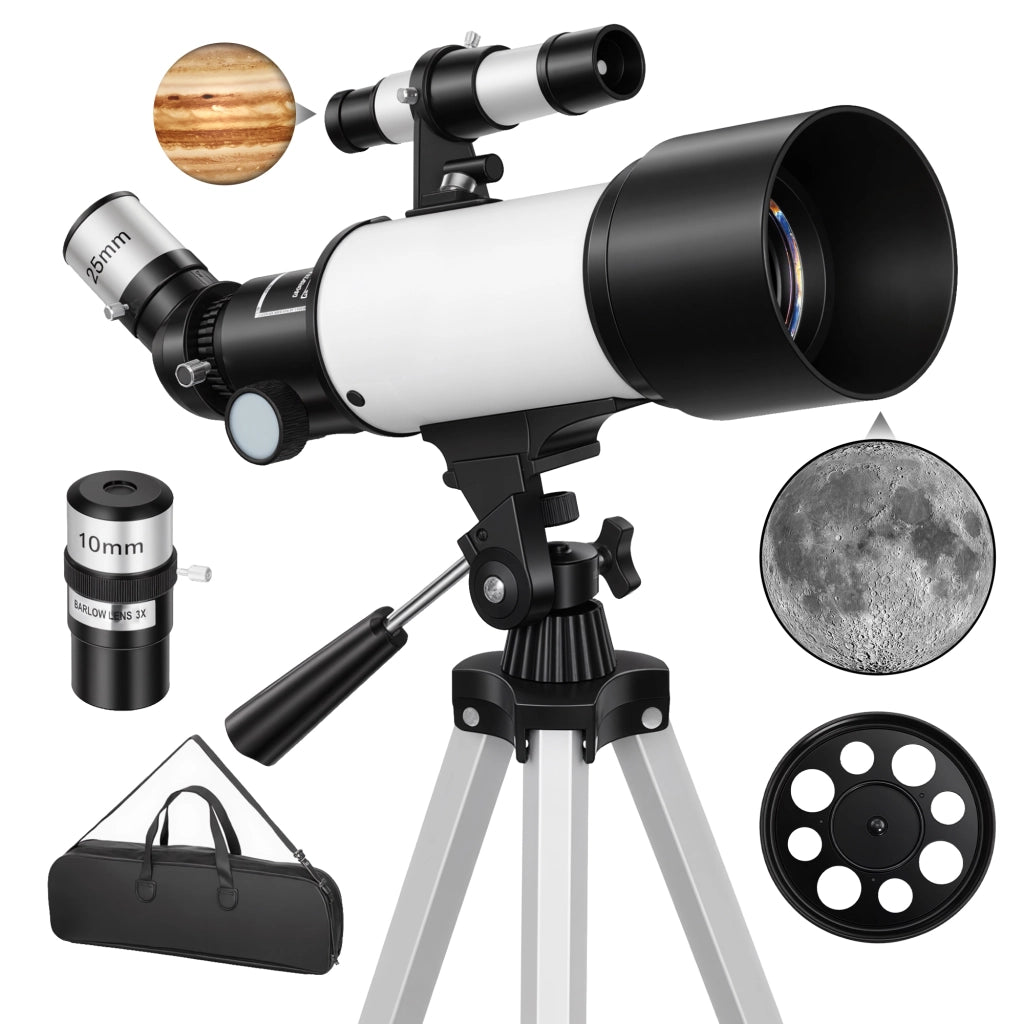Telescopio per Astronomia ¨C Minimal ¨C 70mm apertura 400mm montatura AZ con treppiede
