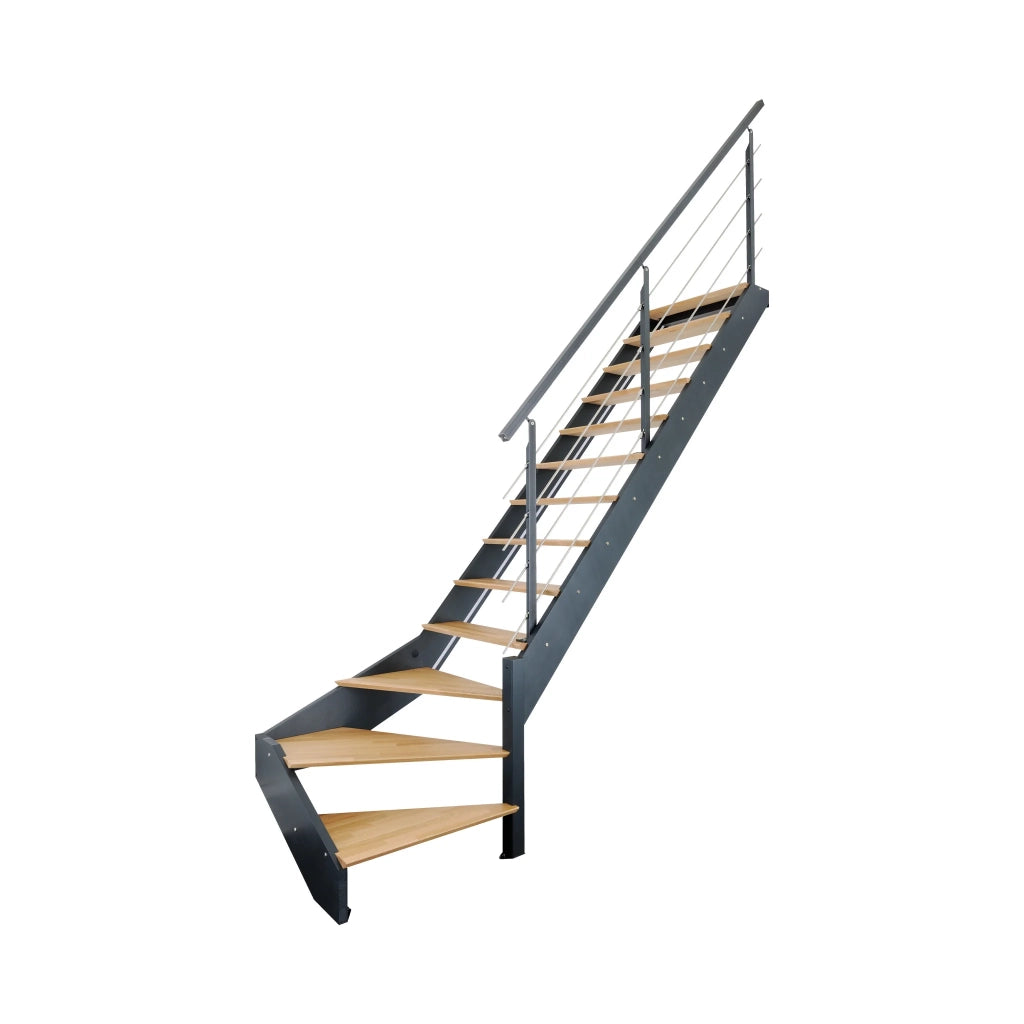 SPARK - Scala dritta a quarto di giro grigio antracite