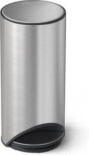 Emme di 30 litri con chiusura a pedale, sigillazione dell'odore, chiusura soft close, coperchio in acciaio inossidabile - senza pressione di dito - emme di pedale rimovibili da 50 litri
