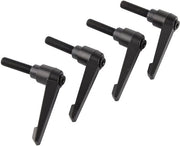 Pompa di accoppiamento 4 pezzi - Maniglia regolabile di fissaggio - Manopola di serraggio - Manopola per macchine - Acciaio inossidabile/acciaio inossidabile zincato - Lunghezza del dado 40 mm