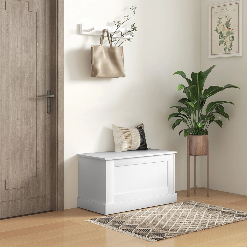 Cassa di legno per giocattoli ¨C Minimal ¨C 80x40x45 cm bianco