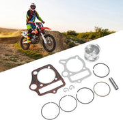 Set di sigillatura alta resistenza - Nastro sigillante impermeabile all'acqua - Striscia sigillante - Adatto per ATV 110/125 - 52,4 mm diametro interno - Incluso pistone e anello pistone