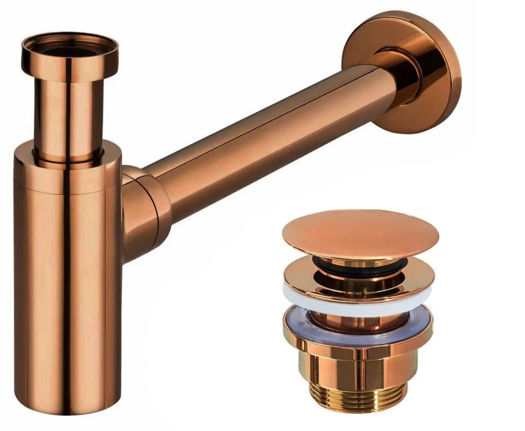 Sifone Per Lavabo Klik-klak Universale Copper
