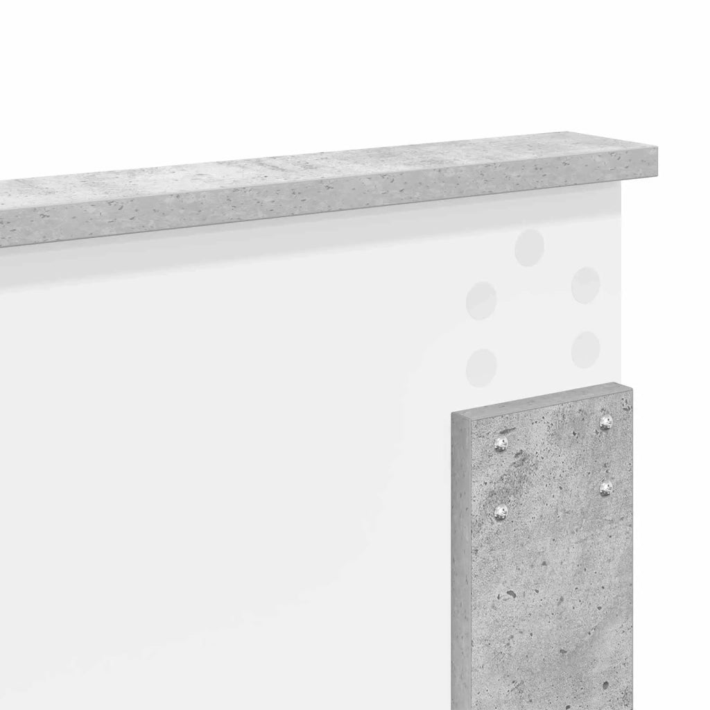 Testiera | Testata Grigio cemento Legno multistrato