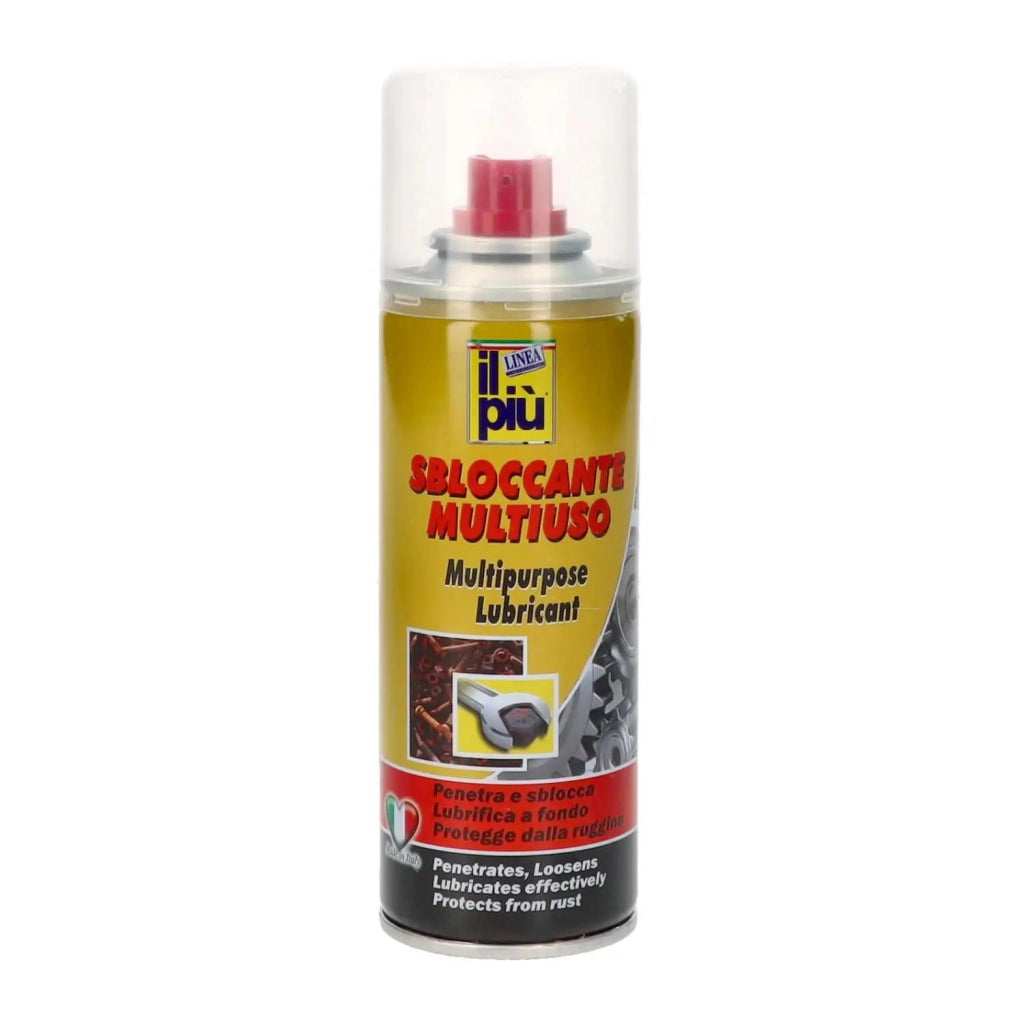 SBLOCCANTE SPRAY MULTIUSO LUBRIFICANTE CHE SBLOCCA LUBRIFICA E PROTEGGE DALLA RUGGINE PER VITI E BULLONI 200 ML