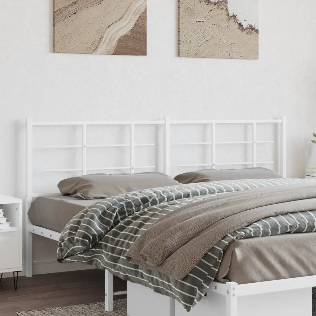 Testiera di Ricambio in Metallo Bianco 193 cm 355647