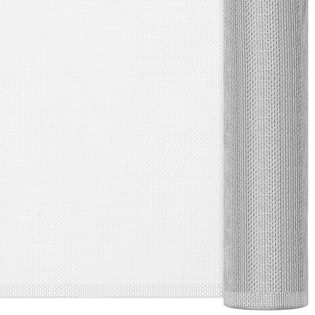Zanzariera in Alluminio 60x1000 cm Argento 150846