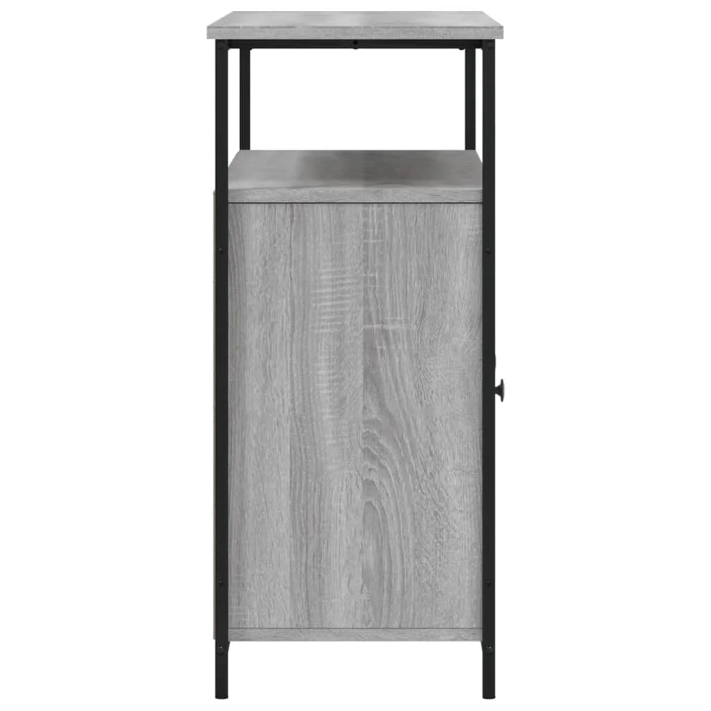 Buffet credenza cassettiera armadio mobile contenitore organizer cucina soggiorno rovere Sonoma 100 x 35 x 80 cm legno ingegnerizzato grigio 02_0036251