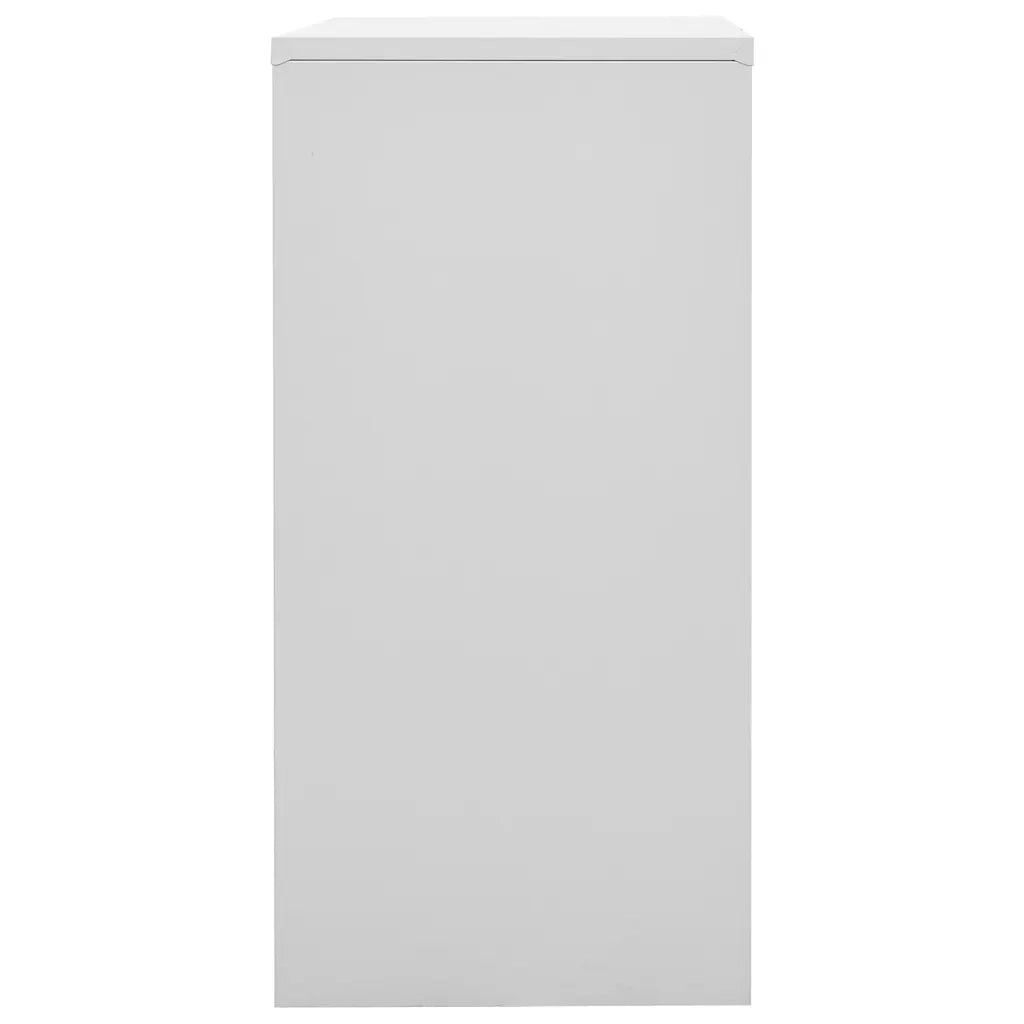 Armadietto con Chiave Grigio Chiaro e Blu 90x45x92,5 cm Acciaio 336437