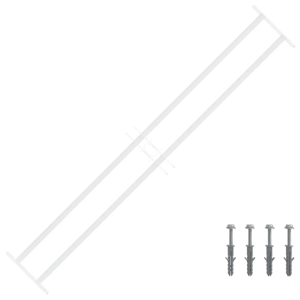 Griglia di Sicurezza per Finestre con 2 Traverse 93-174 cm 42031293