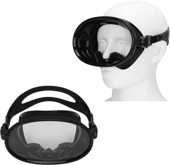Maschera da sub per adulti con vetro resistente - Protezione anti-condensazione - Occhiali da sub per immersioni libere