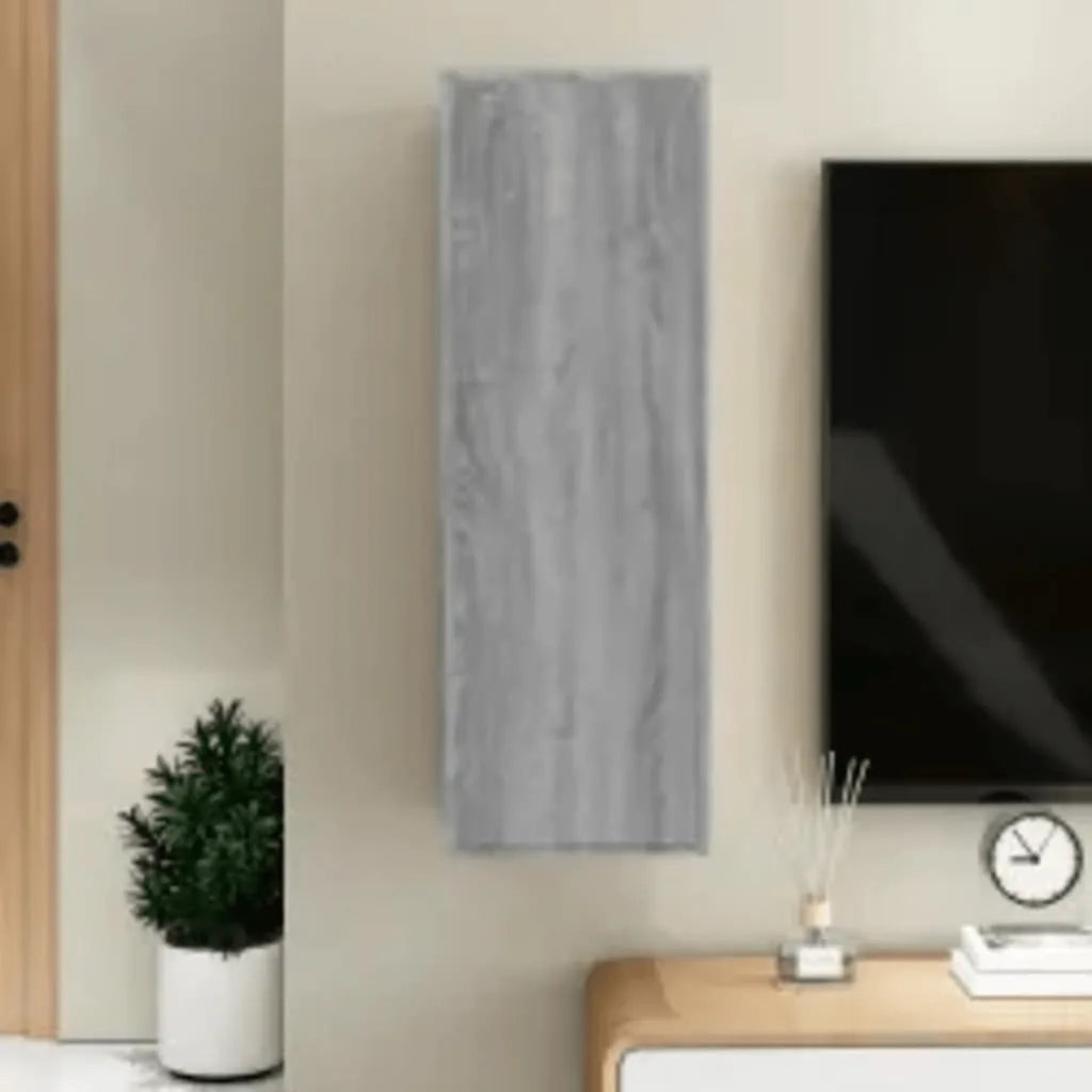Mobile TV | Armadietto TV | Mobile Porta TV Grigio Sonoma 30,5x30x90 cm in Legno Multistrato