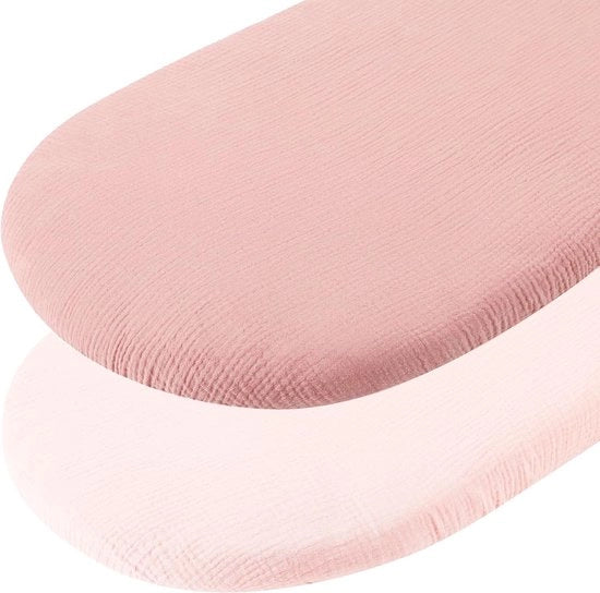 Hoeslaken per passeggino, misura 70 x 35 cm, hoeslaken per passeggino, hoeslaken per letto supplementare, hoeslaken per passeggino, hoeslaken per culla, lenzuolo per passeggino (rosa)