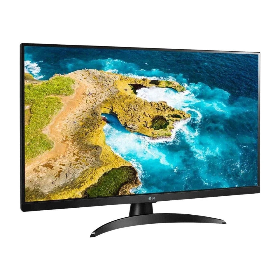 LG Monitor TV 27TQ615S-PZ 27" FHD Smart Monitor TV con WebOS 22TIVU e Sintonizzatore SAT DVB