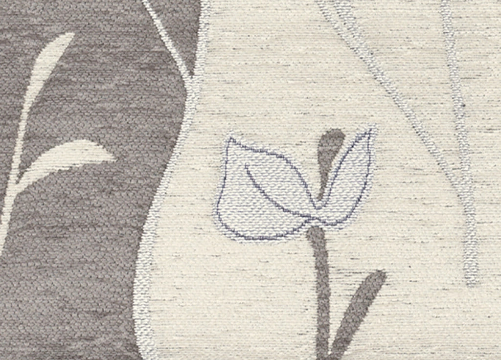 Tappeto Da Salotto E Da Camera Disegno River - 65x110-2 - Grigio