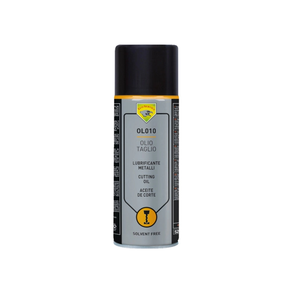 Olio da Taglio Spray 400 ml ES OL010 – Lubrificante per Foratura, Filettatura e Maschiatura Metalli – Spray Professionale per Officina