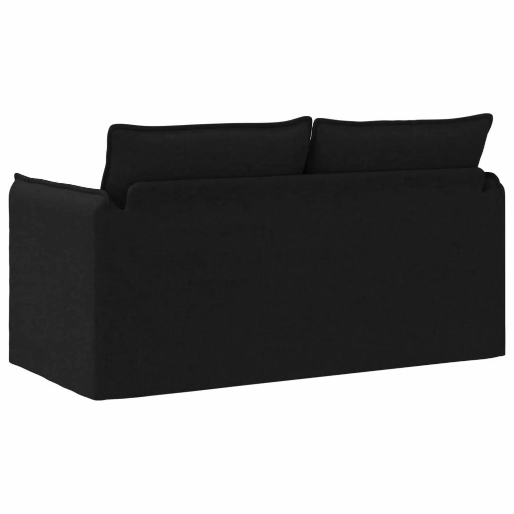 Divano Nero 156 x 82 x 85 cm Tessuto