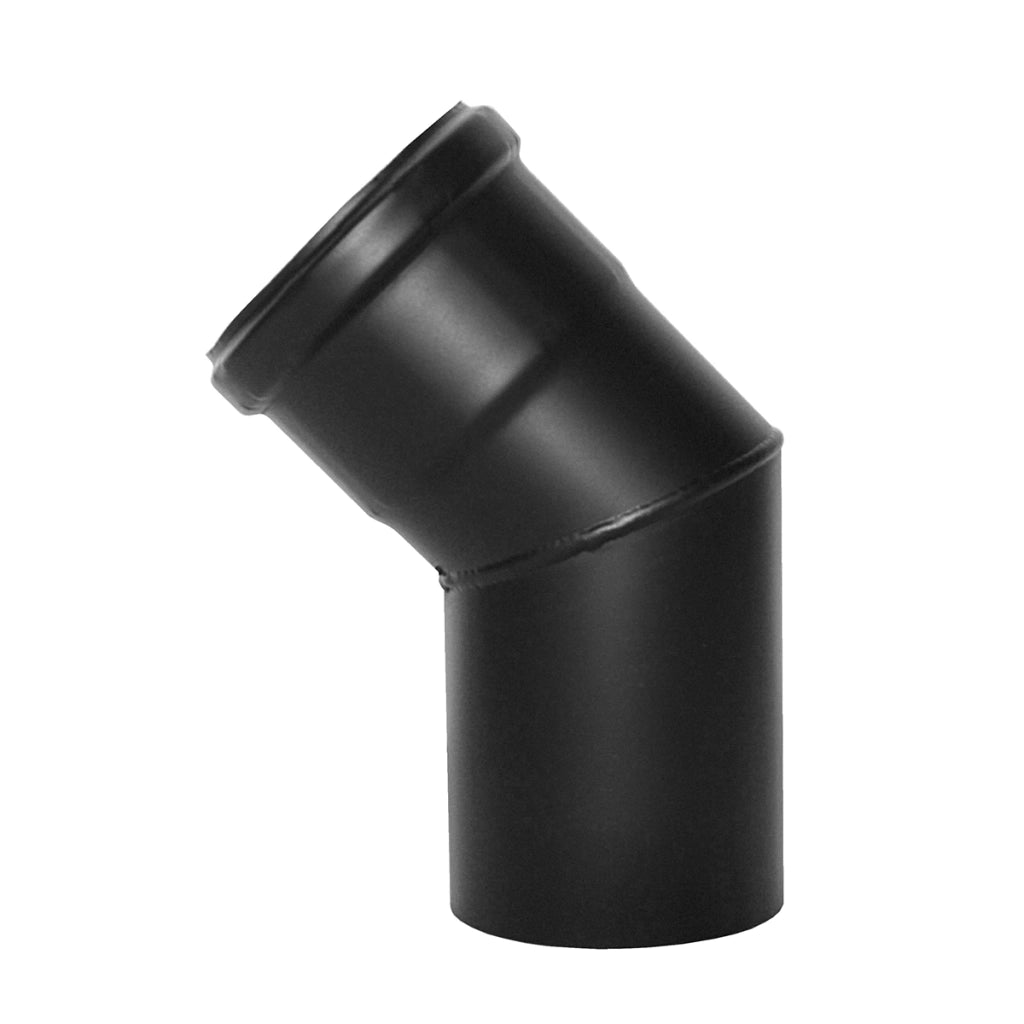 CURVA A 45  ° PELLET SMALTATO- Diam. 100- DK- pezzi 1