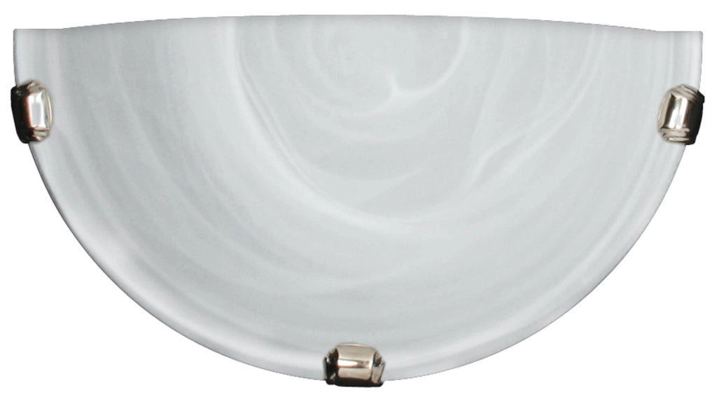 Plafoniera Candellux DUNA 30 cm vetro E27 cromo bianco