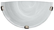 Plafoniera Candellux DUNA 30 cm vetro E27 cromo bianco