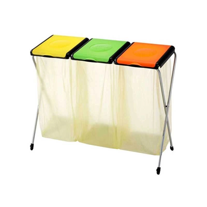 Pattumiera Differ.Portasacco Nature Light 3 Gimi