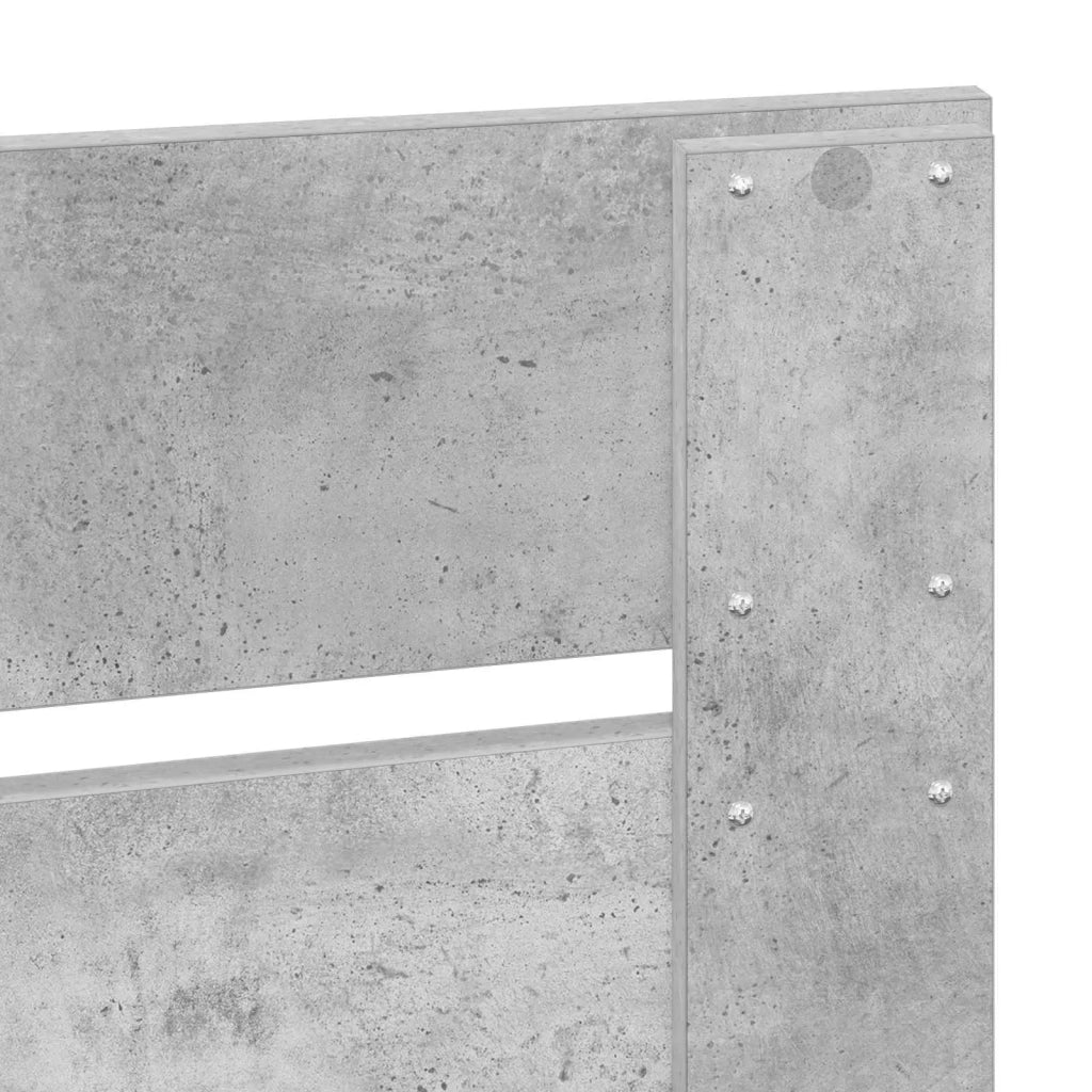 Testiera | Testata Grigio cemento Legno multistrato
