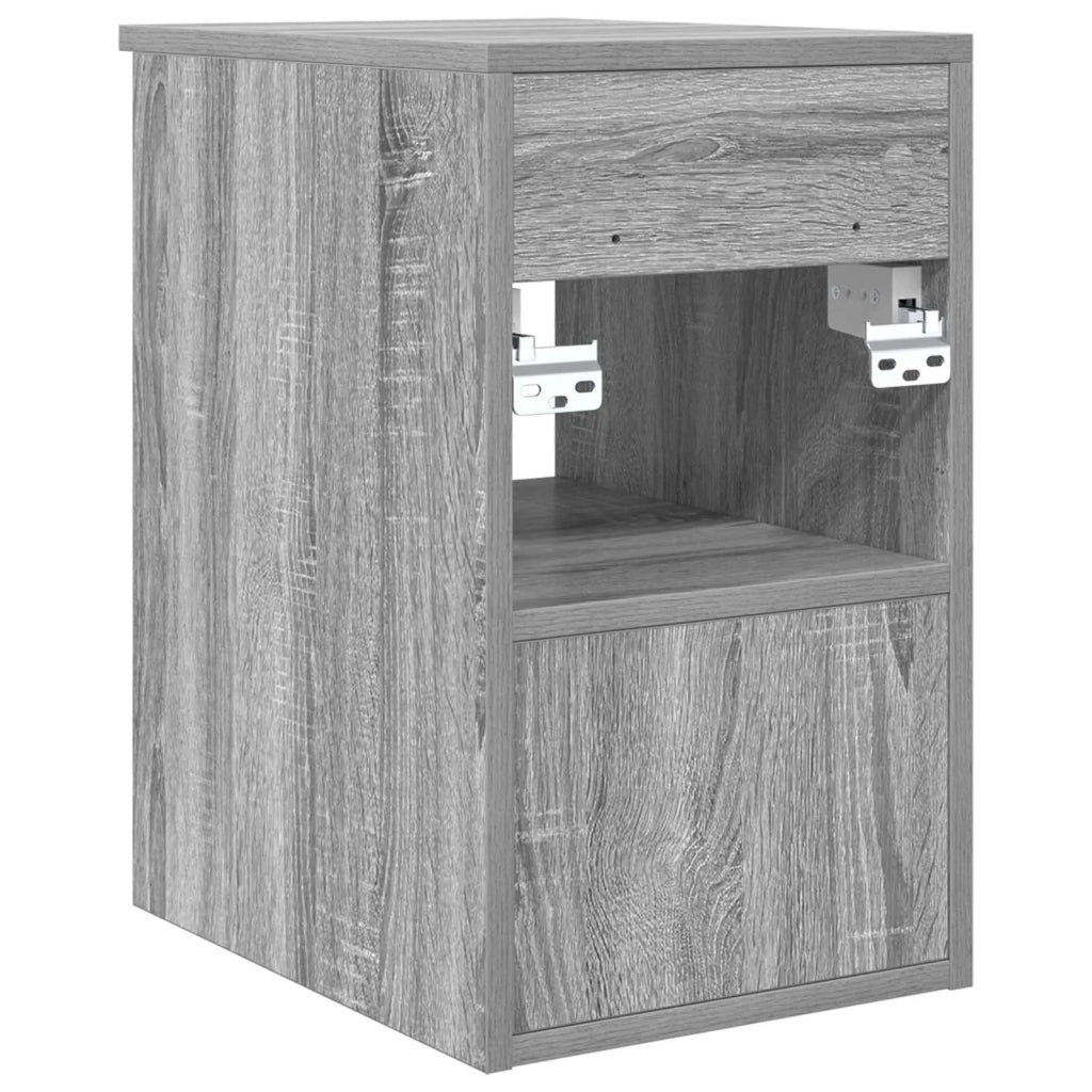 Armadio Bagno | Mobile da Bagno In-between Sonoma grigio 30 x 44,5 x 50 cm