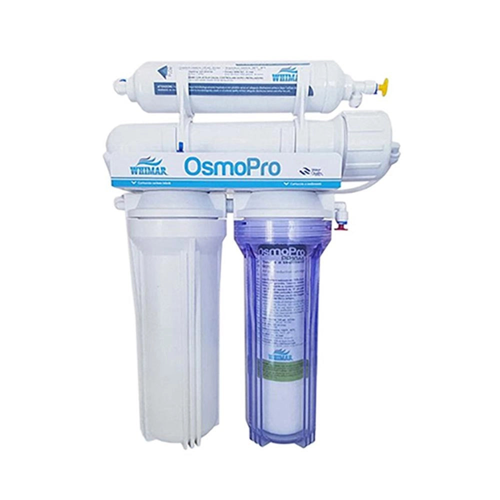 Whimar OsmoPro 50GPD 190 L/g - Impianto osmosi a bicchiere con membrana Vontron, lavaggio membrana e post-filtro al carbone